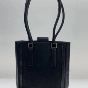 Auth Coach Canvas Shoulder Bag Black (NWOT) GRATE CONDITION